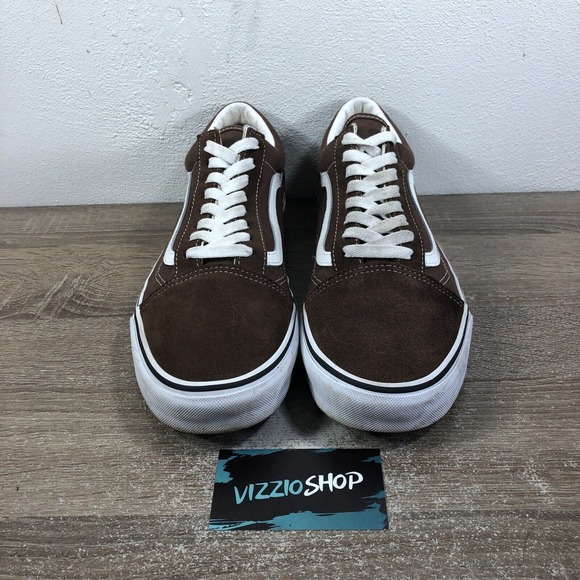 Vans Old Skool Low Top Lace Up Brown Skate Sneakers Men's 11.5 507698 - Picture 2 of 8